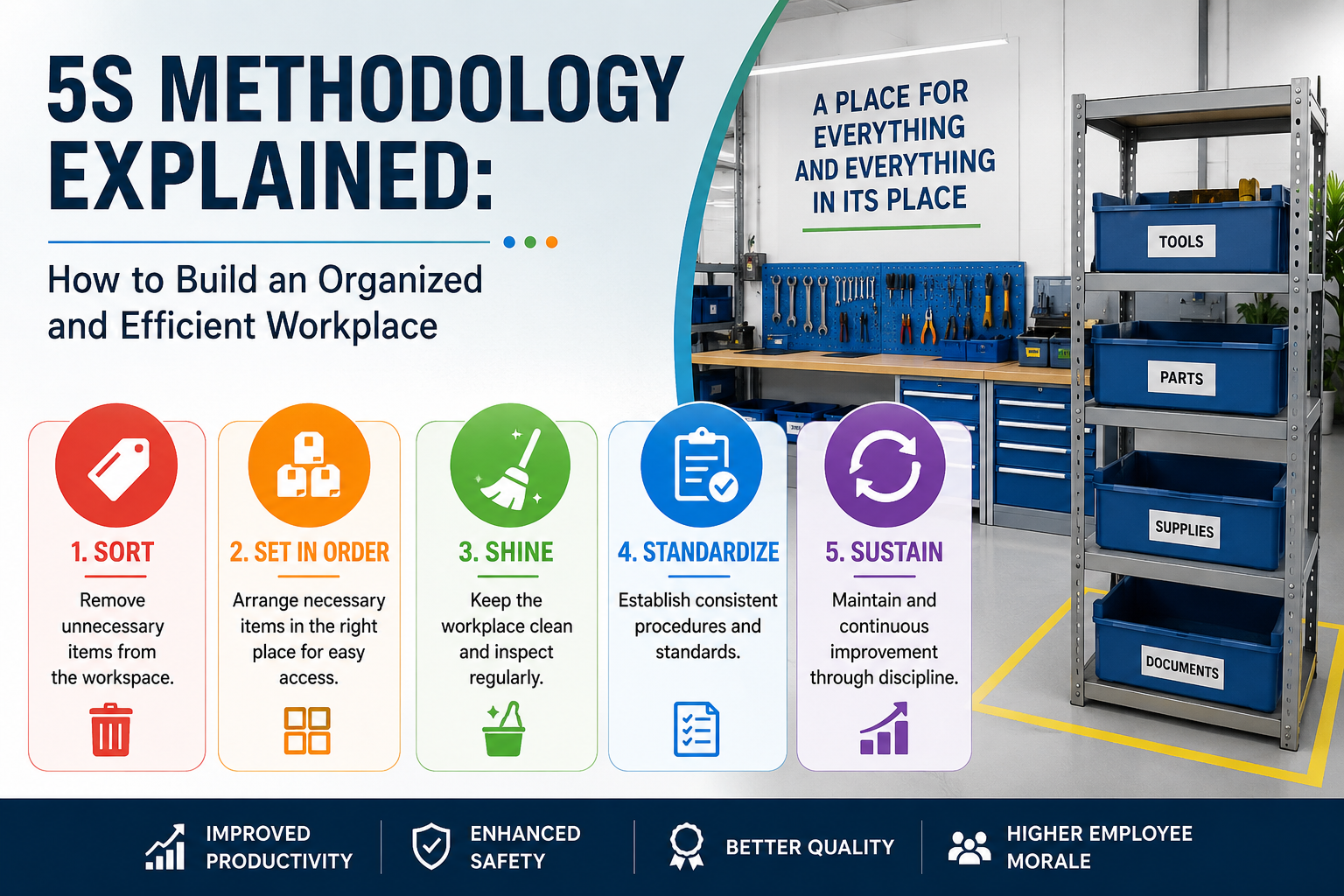 5S Methodology Explained: How to Build an Organized and Efficient Workplace